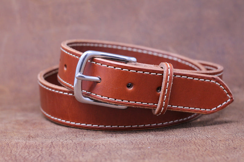 Handmade high quality leather English Bridle belt